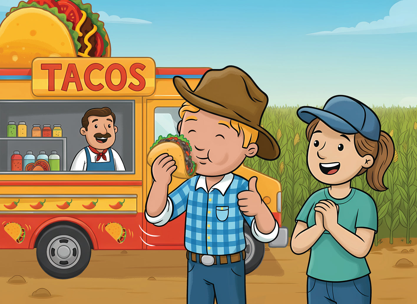 George the Farmer Kangaroo Cornfield