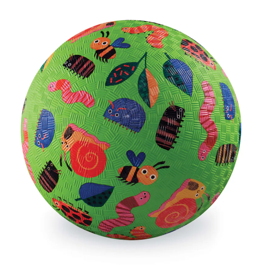 5 Inch Playground Ball - Garden Friends (Green)