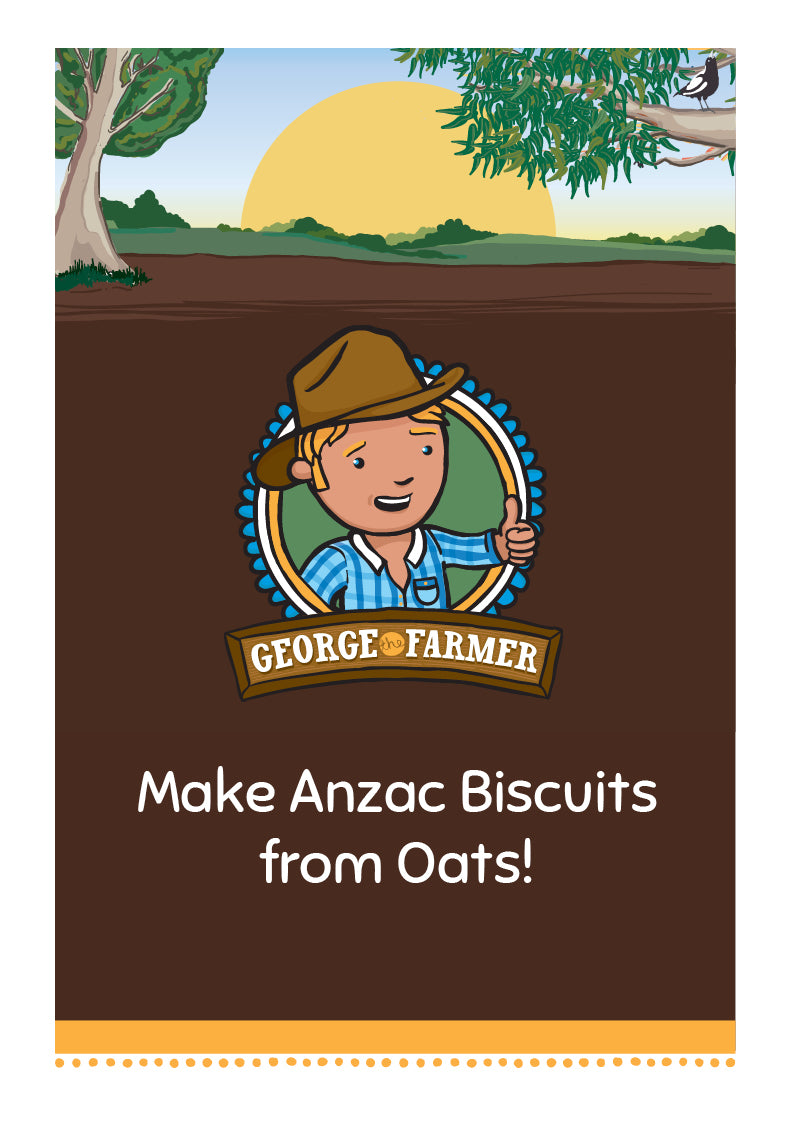 Make Anzac Biscuits from Oats
