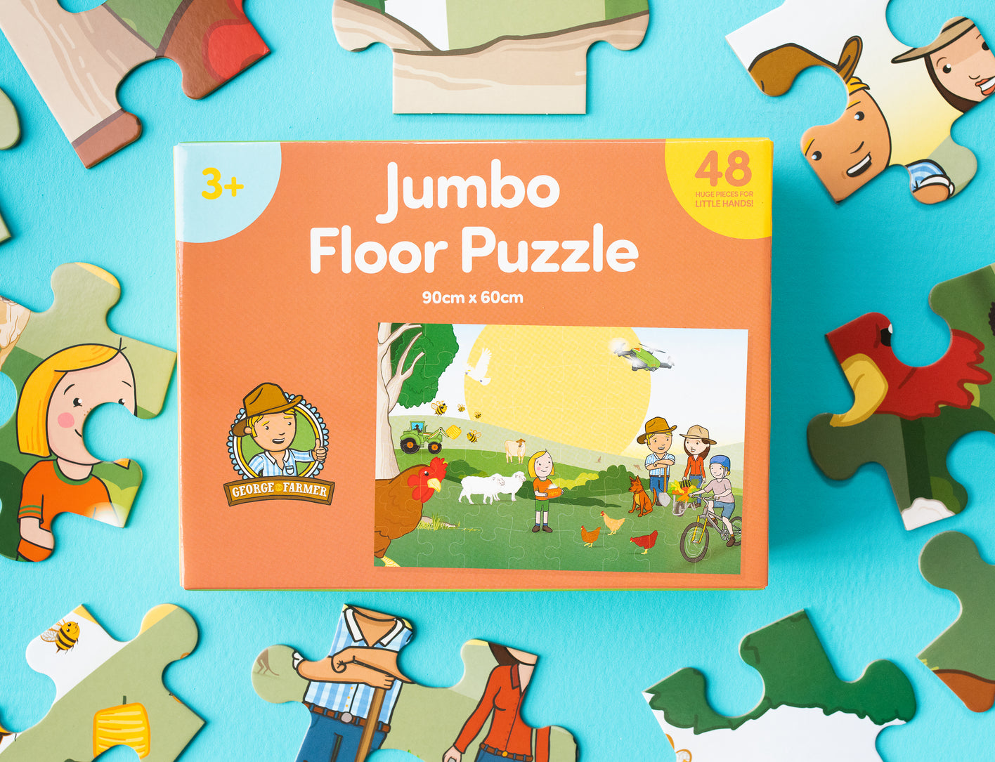 George the Farmer 48 Piece Jumbo Floor Puzzle